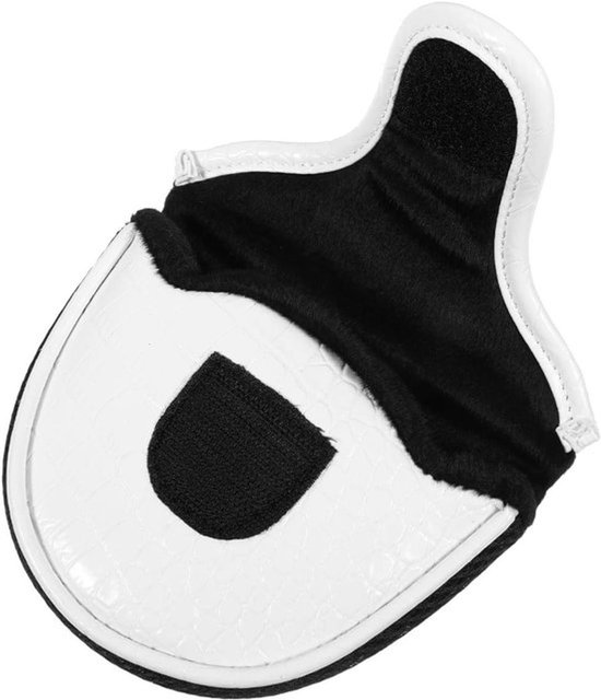 Golf Puttermouwen Racketsleeve Zwart PU Leer - Beschermhoes voor Golfclub