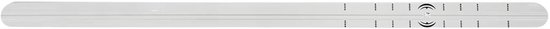Golf Putting Alignment Rail – Voor het verbeteren van je putting en afstandscontrole op de putting green – golftrainerhulpmiddel van aluminiumlegering – 90,5 × 4,0 cm – zwart, zilver en grijs – aluminium