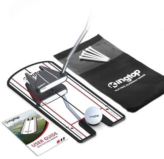 Golf Putting Alignment Spiegel met Putting Cup Combo - Draagbare Swing Training Hulpmiddelen en Oefening Trainer van GOLF
