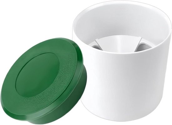 Golf Putting Cup - Oefenhulp Groen - Golfvaardigheid Verbeteren - Geïntegreerd Drainagesysteem - 10.8 x 10 cm - Groen