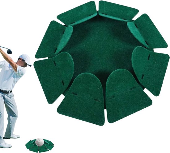 Golf Putting Cup Oefenhulpmiddel voor Binnen en Buiten, Ideaal voor Putter Training en Precisie Verbetering, Geschikt voor Alle Golfniveaus van Merkloos