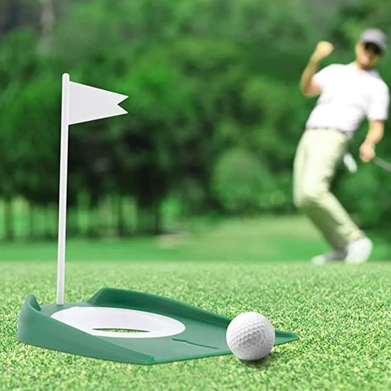 Golf Putting Cup - Putting Oefenbeker Golf - Golf Putting Oefenen - Gladde Hellingen Ontwerp - One size - Zwart van GOLF