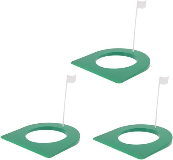 Golf Putting Cup Set - Golf Oefenbeker - Golfvaardigheden Verbeteren - Met Vlag - 17 x 17 x 1.3 cm
