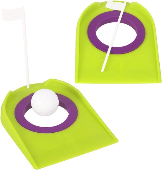 Golf Putting Cup - Trainingshulp Vlag - Golf Vaardigheden Verbeteren - Duurzaam ABS Kunststof