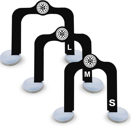 Golf Putting Gate Set - 3 Stuks voor Effectieve Training en Uitlijning