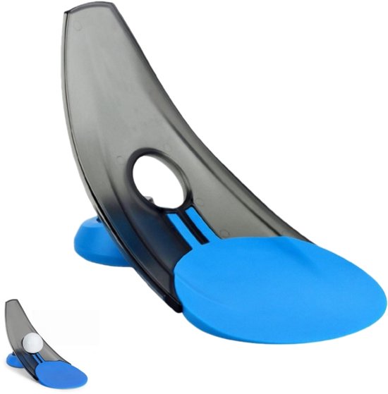 Golf Putting Hole Cup - Draagbare Opvouwbare Golf Hole Cup - Putting Trainer - met Balterugvoer - voor Tuin, Scholen, Erf - 24×14cm - blauw van Merkloos