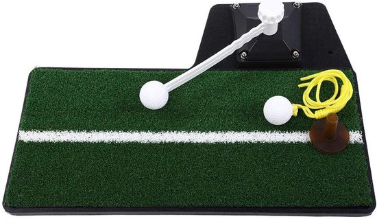 Golf Putting Mat - Golf Trainingshulp - Golfvaardigheden Verbeteren - 360 Graden Roterend - 47x34 cm - Groen
