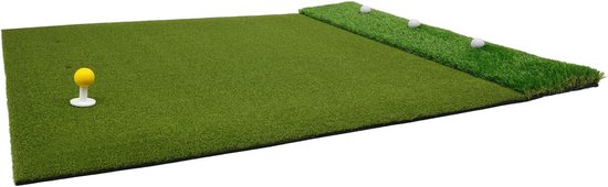 Golf Putting Mat - Oefenmat Golf - Slag Techniek Verbeteren - Inclusief Ballen Tees - 150 x 120 cm