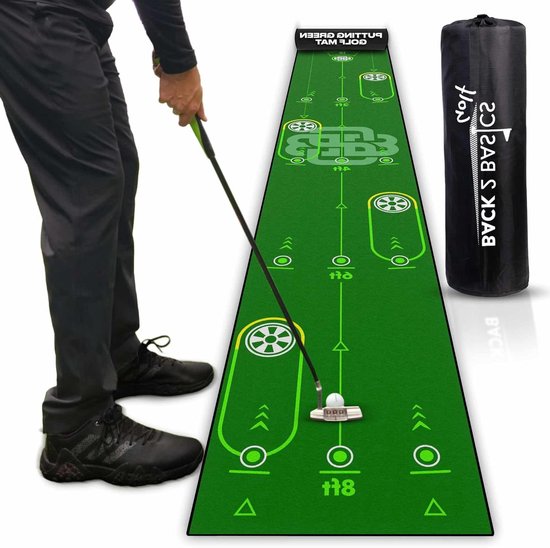 Golf Putting Mat - Putting Groen - Thuis Trainen - Levensechte Simulatie - 3 meter - Groen