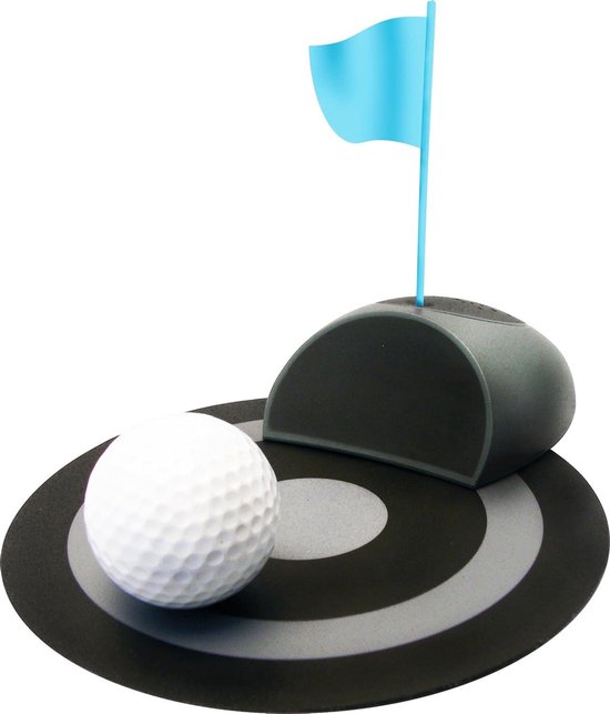 Golf Putting Mat - Putting Trainer - Golf Oefenen - Gebogen Oprijplaat - Eén Maat - Zwart van GOLF