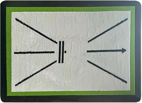 Golf Putting Mat - Swing Trainer - Golf Oefenen - Directe Feedback - 33 x 4 cm - Niet gespecificeerd