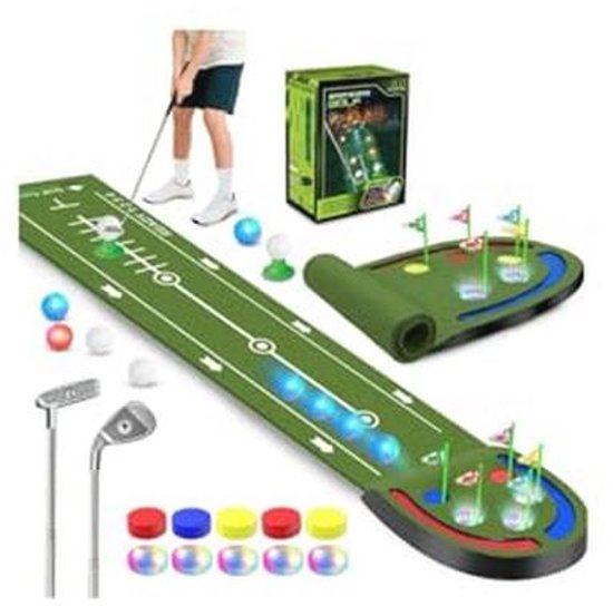 Golf Putting Mat voor Thuis - Perfect voor Oefening en Verbetering van je Putts van Merkloos