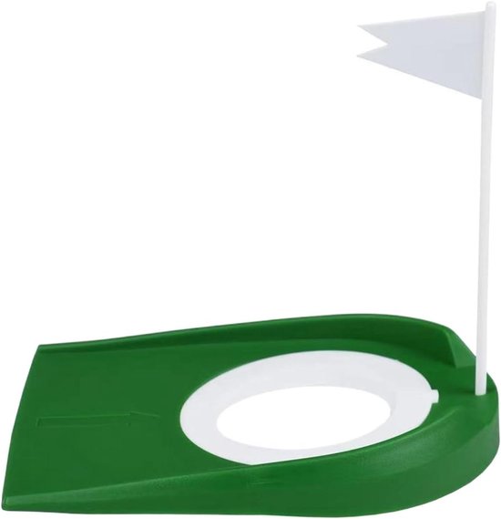 Golf Puttingbeker - Trainingshulp Putter - Golfvaardigheden Verbeteren - Inklapbaar Lichtgewicht - 182 x 132 cm - Groen