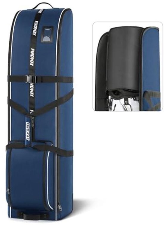 Golf Reistas met Wielen - 900D Oxford, Slijtvast en Waterproof met Extra Verwijderbaar Pad van Himal.