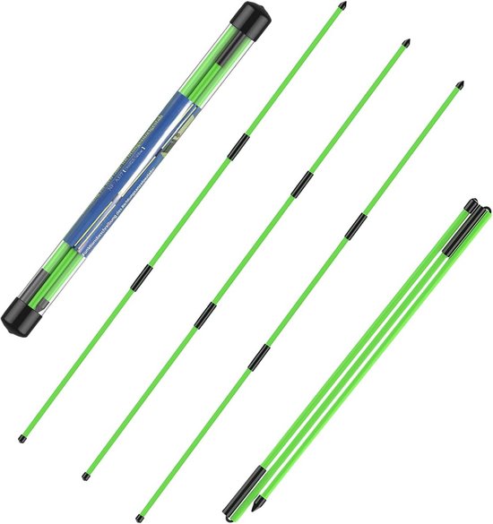Golf Richtstokken Trainingshulpmiddel Set 2 Stuks voor Swing Correctie en Houdingverbetering