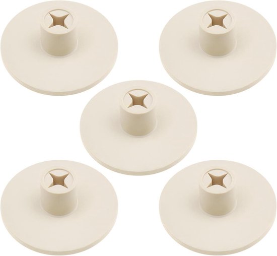 Golf Rubberen Tees - Ballenhouder Golf - Golf Training - Flexibel Duurzaam Rubber - 5 stuks 56mm - Gebroken Wit