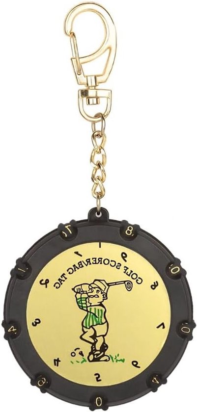 Golf Score Keeper met 18 Holes, Handige Clip en Ronde Stroke Teller voor Nauwkeurige Scores