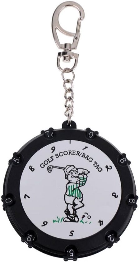 Golf Score Teller 18 Gaten - Slag & Putt Scorekaart Houder met Sleutelhanger van GOLF