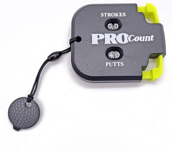 Golf Score Teller - Golfaccessoires - Dubbele Wijzerplaat voor 2 Spelers - Scoreteller - Golf Slagen- & Puttingteller - Golfballen Golf Slagenteller - Lichtgewicht & Duurzaam van Sharplace