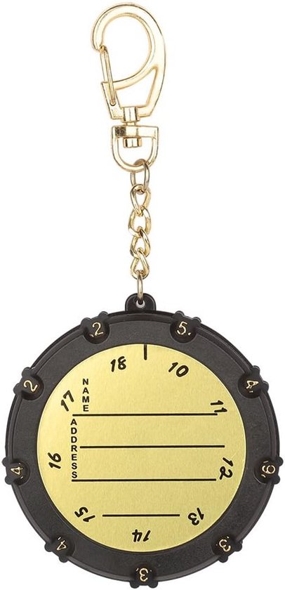 Golf Score Teller met Sleutelhanger Clip - Kept Scorekaart voor 18 Holes van GOLF