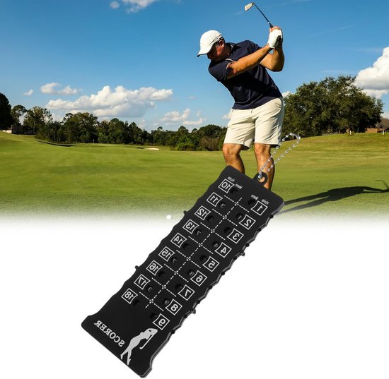Golf Score Teller voor 18 Holes, Resultaat Indicator en Stroke Monitor voor Training en Competitie van GOLF