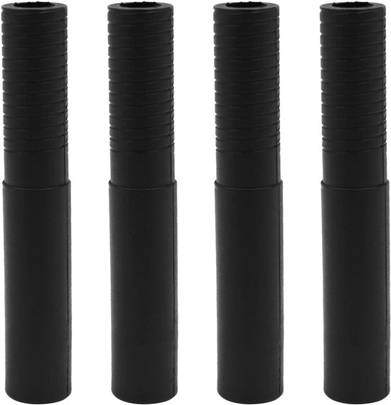 Golf Shaft Extensions - Club Verlengstukken - Golfen Verbeteren - Hoge Sterkte Koolstofvezel - 4 Stuks 88mm - Zwart van GOLF