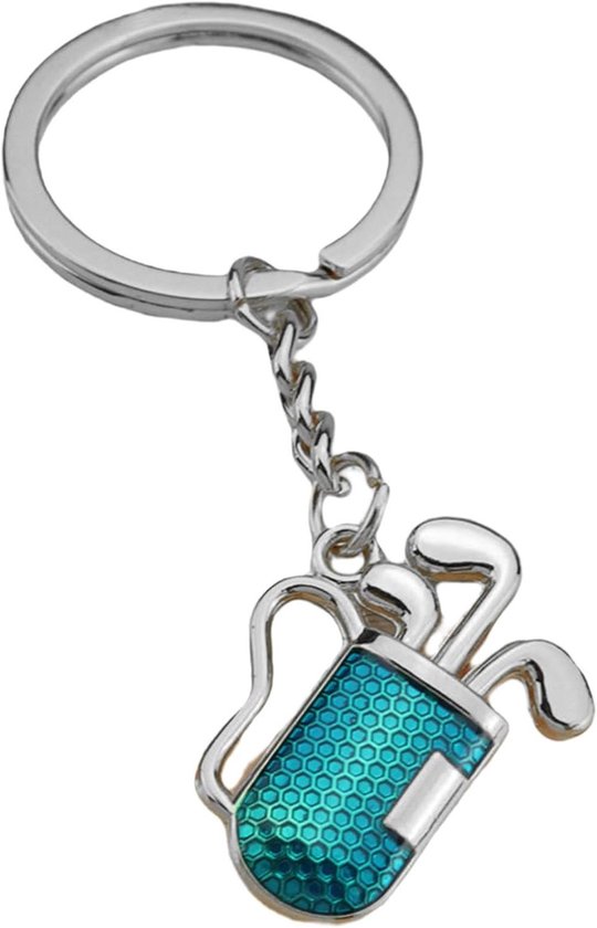 Golf Sleutelhanger - Golfclubs Charm - Tas Decoratie - Zinklegering Materiaal - 14G Netto Gewicht - Niet Gespecificeerd van GOLF