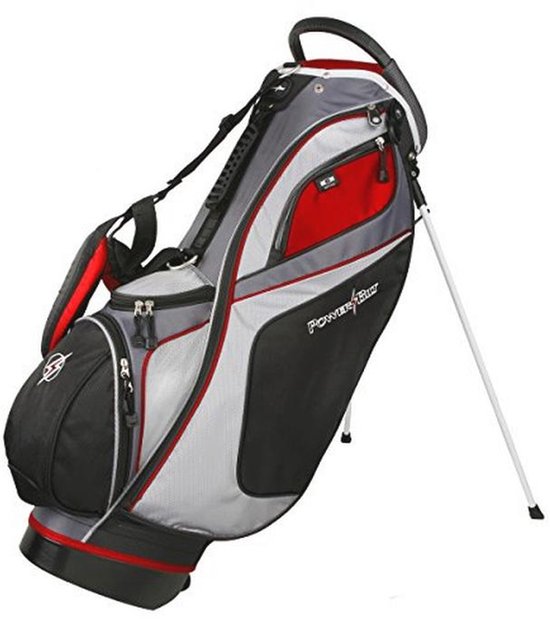 Golf Standbag 14-weg met 5 zakken en dubbele draagriem van Merkloos