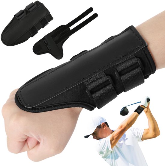 Golf swing alignment aid, golf wrist training aid, comfortable golf grip trainer, golf swing training aid, golf gesture practice tool, beginner golf wrist corrector van GRIP BRITE