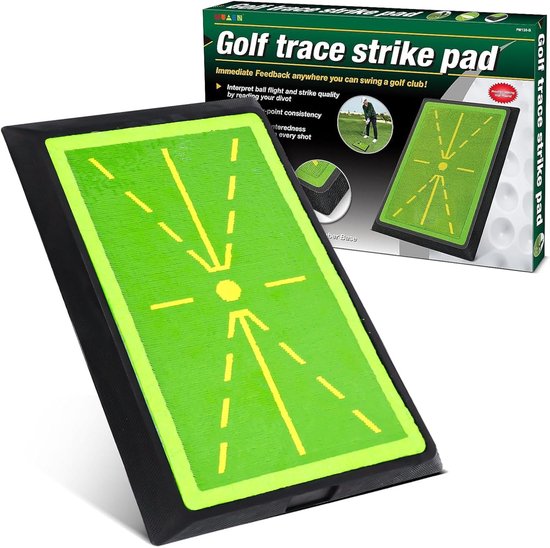 Golf Swing Mat met Antislip Rubberbasis - Draagbare Oefenmat voor Binnen en Buiten, Ideaal voor Beginners en Gevorderden, 30x40cm