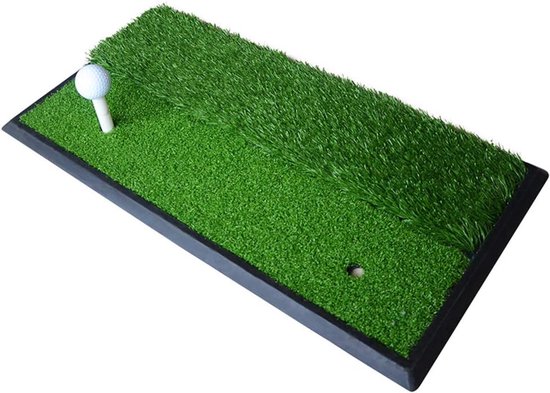 Golf Swing Mat - Oefenmat Golf - Bal Slaan - Anti-slip Onderkant - 60x30 cm - Groen