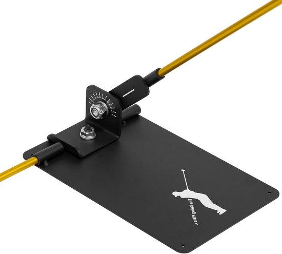 Golf Swing Plate - Golf Trainer - Swing Verbeteren - Met Uitlijning Stokken - One Size - Zwart