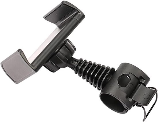 Golf Swing Record Telefoonhouder - Zwart - 360° Rotatie - Universeel - Smartphone Houder voor Golf Buggy Trolley Cart - Verbeter Je Putting & Short Game van Merkloos