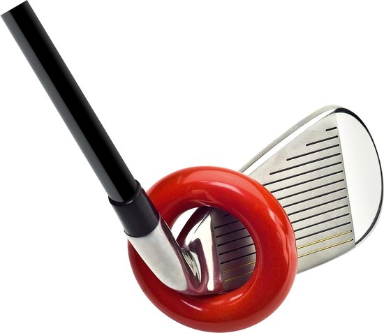 Golf Swing Ring - Trainingsgewicht - Golf Training - Versterkt Spieren - 0.04 kilogram - Rood van GOLF