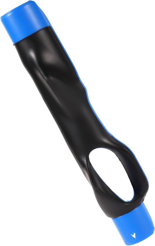 Golf Swing Trainer - 15.5cm Lange Zwarte en Blauwe Golf Grip Trainingshulpmiddel - Draagbare Antislip Golf Swing Tool - Golf Pols Trainer voor Juiste Handpositie en Grip van Merkloos