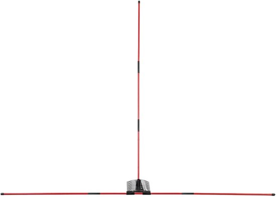 Golf Swing Trainer - Alignment Stick - Swing Verbetering - Draagbaar Ontwerp - 1.05m x 1.05m - Rood