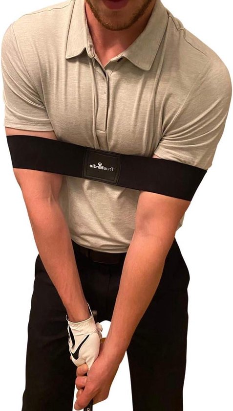 Golf Swing Trainer - Arm Band - Golf Swing Verbeteren - Synchrone Armen - One Size Fits Most - Zwart