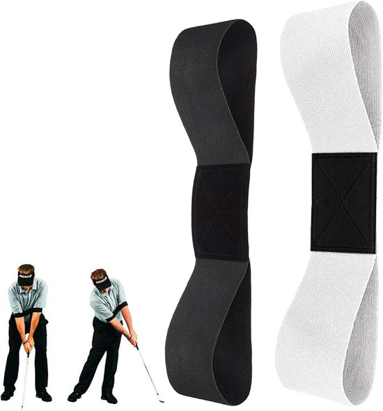 Golf Swing Trainer Arm Band & Houding Corrector - Set van 2 Oefenbanden voor Beginners