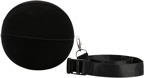 Golf Swing Trainer - Bal Oefenhulp - Golfslag Verbeteren - Verstelbare Ondersteuning - 15 cm - Zwart