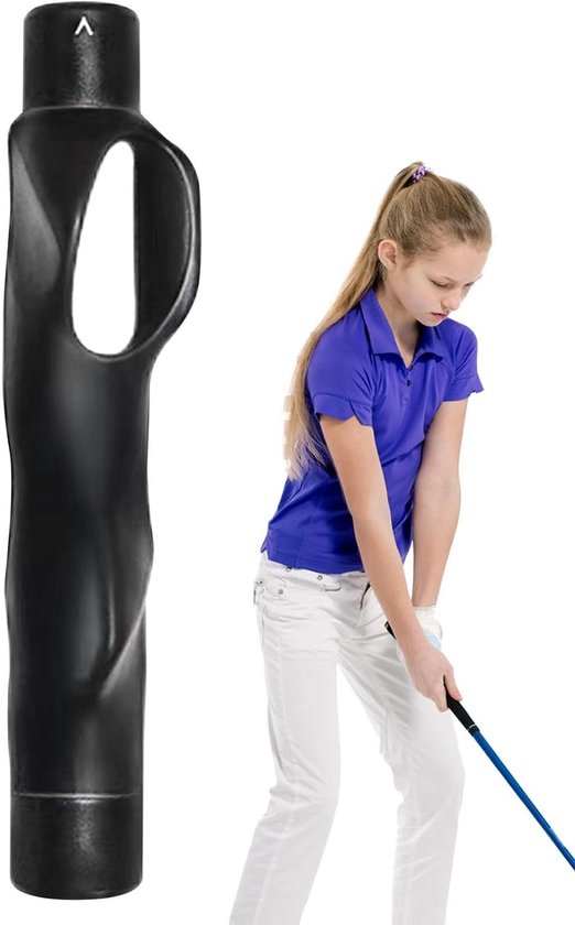 Golf Swing Trainer - Correctie Tool - Sport Oefening - Reisvriendelijk Ontwerp - 155 x 25 cm - Zwart