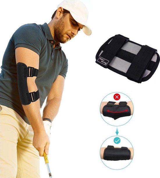 Golf Swing Trainer - Golf Accessoires - Golfen - Zwart - Swing Verbetering - Training Hulpmiddelen - Golfuitrusting - Handicaps Verlagen - Precisie Verbeteren van Merkloos