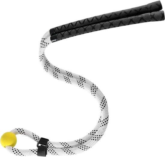 Golf Swing Trainer - Golf Oefen Touw - Golfswing Verbeteren - Elastisch en Verzwaard - 97.5 cm - Zwart van GOLF