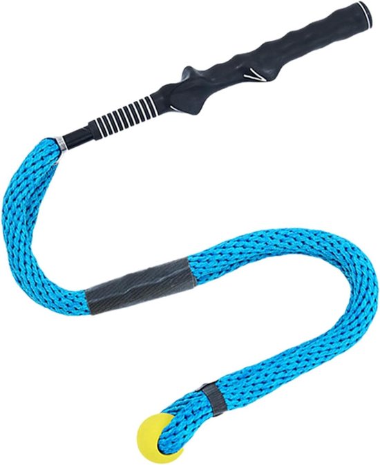 Golf Swing Trainer - Golf Touw - Golfswing Verbeteren - Nauwkeurig Terugkeermechanisme - 99 cm - Blauw