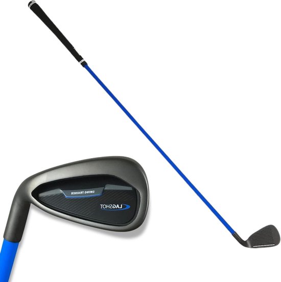 Golf Swing Trainer - Golfhulp - Golfslag Verbeteren - Flexibele Schacht - 7 Iron - Blauw