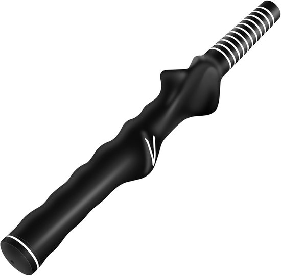 Golf Swing Trainer - Grip Hulp - Golfvaardigheden Verbeteren - Verstelbaar Handvat - 26 cm - Zwart van GOLF
