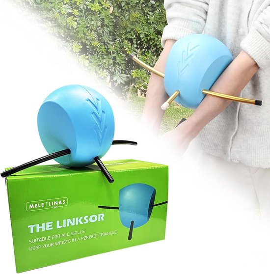 Golf Swing Trainer - Houding Correctie - Golfslag Verbeteren - Ideale Armpositie - 12x12.8x36cm - Zwart