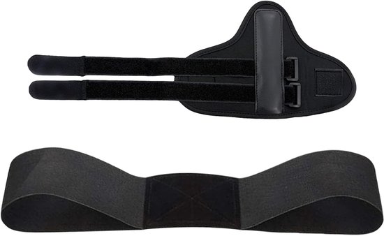 Golf Swing Trainer - Hulpmiddel Swing - Golf Techniek Verbeteren - Corrigeert Houding - 2-delige set - Zwart van GOLF
