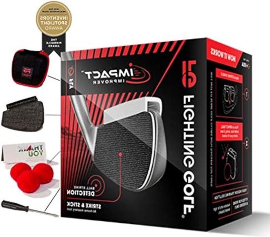 Golf Swing Trainer - Indoor Golf Oefenmateriaal - Golfswing Verbeteren - Directe Feedback Slag - Past op Meeste Ijzers - Meerkleurig