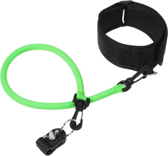 Golf Swing Trainer - Oefen Set - Golfslag Verbeteren - Verstelbare Armband - 59cm Lengte - Zwart Groen van GOLF
