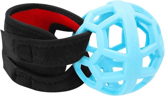 Golf Swing Trainer - Polsband Oefenbal - Golfswing Verbeteren - Corrigeert Vliegende Ellebogen - Verstelbaar - Blauw